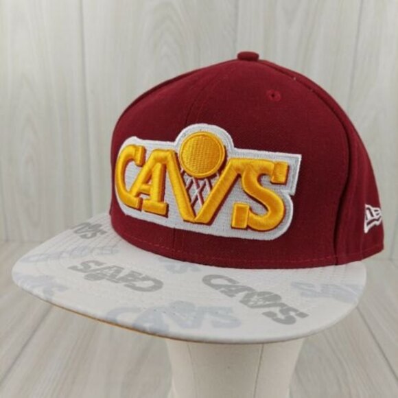 Cleveland Cavaliers New Era 59Fifty Fitted Hat Size 7 1/2 Hardwood Classics - Picture 2 of 10